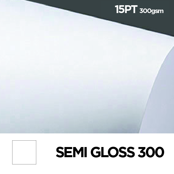 300gsm(15PT) SEMI-GLOSS