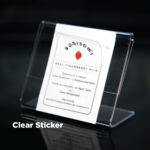 Clear-Sticker